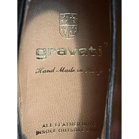 Gravati Eleganza 2 Baby Calfskin Dress Lace Up Shoe In Black Size 9 1/2 M. main image 7